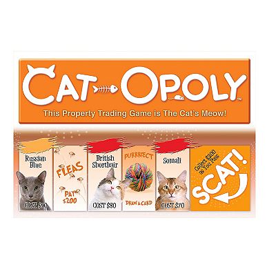 Late for the Sky Cat-Opoly Board Game