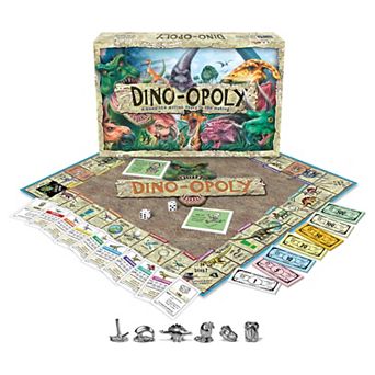 Late for the Sky Dino-Opoly Board Game