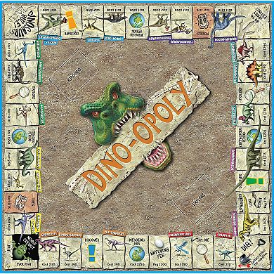 Late for the Sky Dino-Opoly Board Game