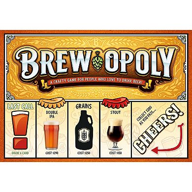 Late For The Sky Brew-Opoly Board Game