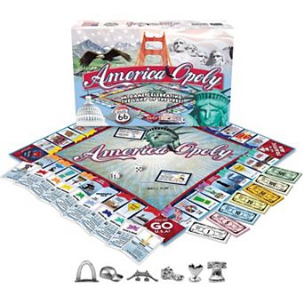 Late for the Sky America-Opoly Board Game