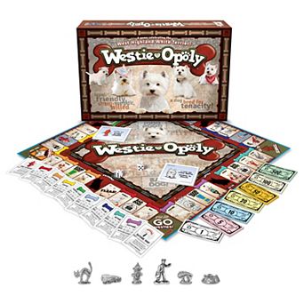 Late For The Sky Westie-Opoly Board Game