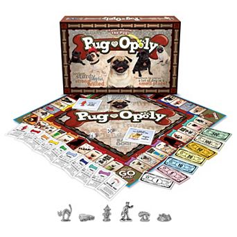 Late For The Sky Pug-Opoly Strategy Board Game