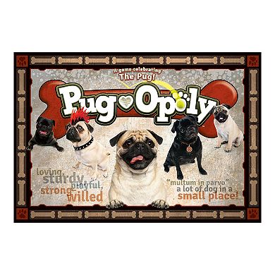 Late For The Sky Pug-Opoly Strategy Board Game