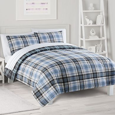 The Big One French Plaid Comforter Set with Sheets