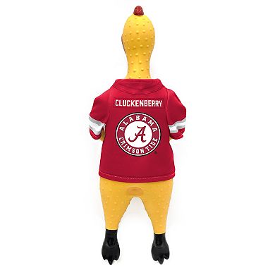 NCAA Alabama Crimson Tide Team Rubber Chicken Pet Toy