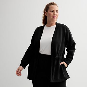 Plus Size Tek Gear® Ultracomfort Cinch Cardigan