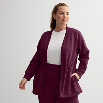 Plus Size Tek Gear® Ultracomfort Cinch Cardigan