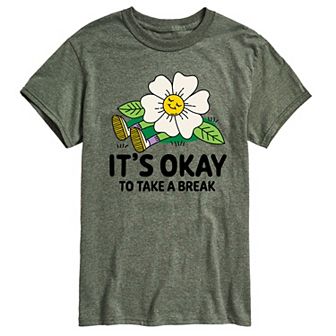 Men's Its Okay To Take A Break Graphic Tee