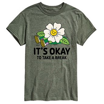 Men's Its Okay To Take A Break Graphic Tee