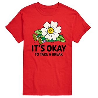 Men's Its Okay To Take A Break Graphic Tee