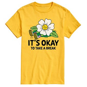 Men's Its Okay To Take A Break Graphic Tee