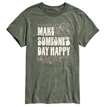 Men's Make Someone's Day Happy Graphic Tee