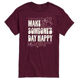 Men's Make Someone's Day Happy Graphic Tee