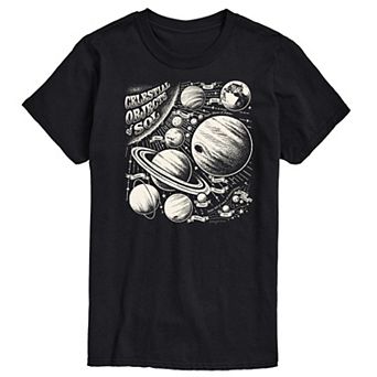 Men's Celestial Objects Graphic Tee