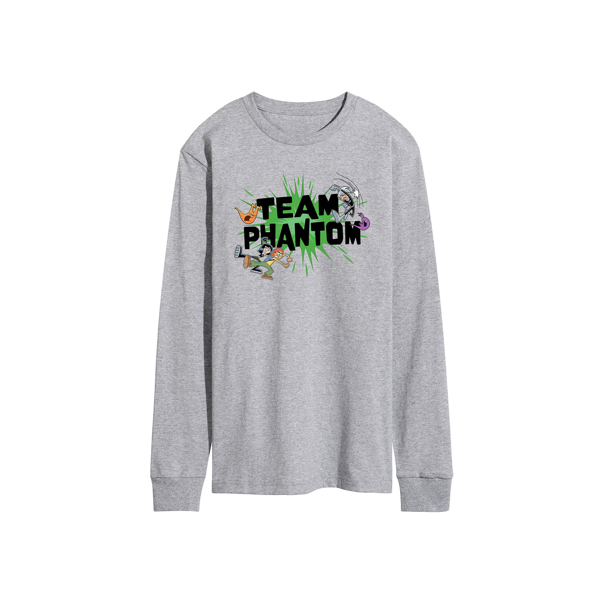 Mens Danny Phantom Super Squad Graphic Tee, Size: Small, Grey Gray