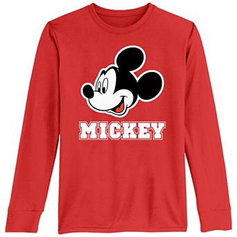 Disney's Mickey Mouse Head Profile Boys 8-20 Graphic Tee