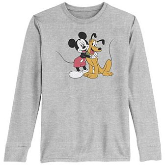 Disney's Mickey Mouse Hugging Pluto Boys 8-20 Graphic Tee