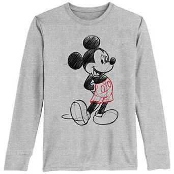 Disney's Mickey Mouse Pencil Sketch Boys 8-20 Graphic Tee