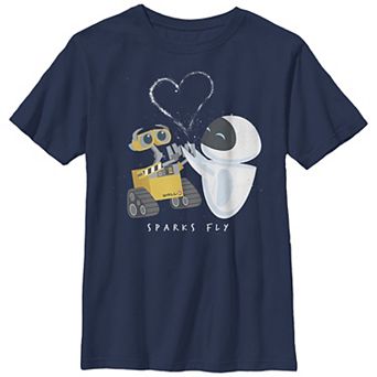 Disney / Pixar's Wall E Sparks Fly Boys Husky Graphic Tee