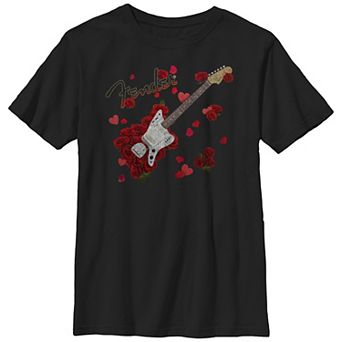 Boys Fender Rosey Guitar Husky Graphic Tee
