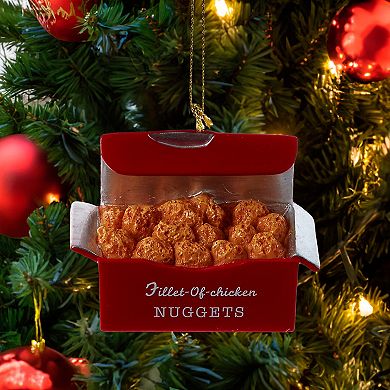 Kurt Adler Chicken Nuggets Christmas Ornament
