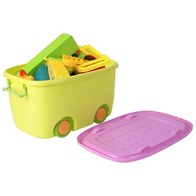 Toy Storage Box Small Yellow