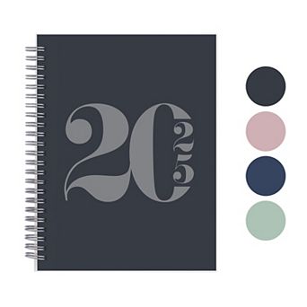 Rileys 2025 Annual Weekly Planner - Typographic Weekly & Monthly Agenda Planner, Flexible Cover
