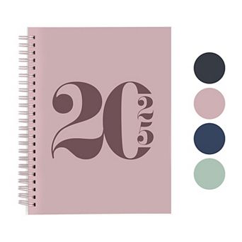 Rileys 2025 Annual Weekly Planner - Typographic Weekly & Monthly Agenda Planner, Flexible Cover