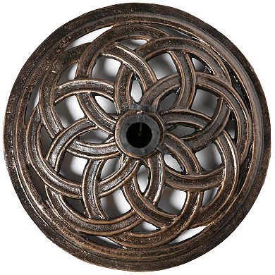 Outdoor Patio Cast Iron Umbrella Base Holder Stand