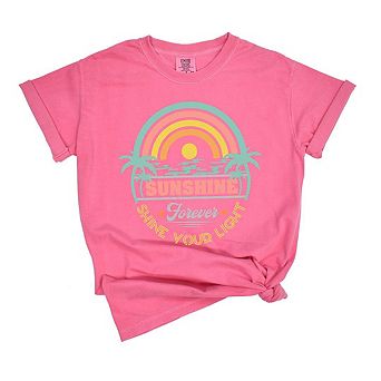 Sunshine Forever Grunge Garment Dyed Tees