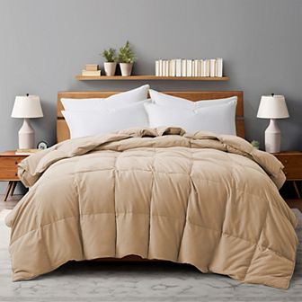 Unikome Plush Lightweight Goose Feather Down Comforter, Ultra-light Goose Down Duvet Insert