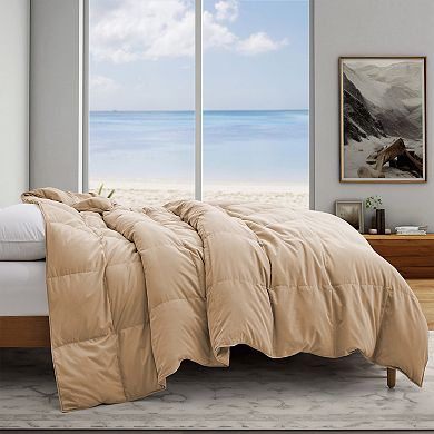 Unikome Plush Lightweight Goose Feather Down Comforter, Ultra-light Goose Down Duvet Insert