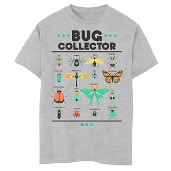 Boys 8-20 Bug Collector Assorted Bugs Short Sleeve Graphic Tee