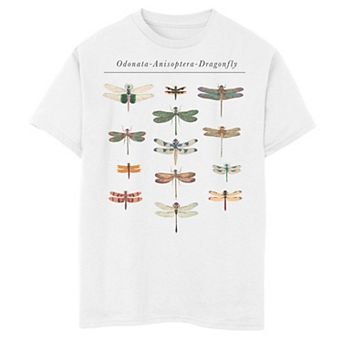 Boys 8-20 Assorted Dragonfly Display Crewneck Graphic Tee