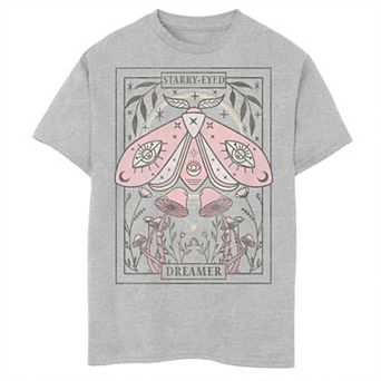 Boys 8-20 Tarot Card Moth The Dreamer Crewneck Graphic Tee