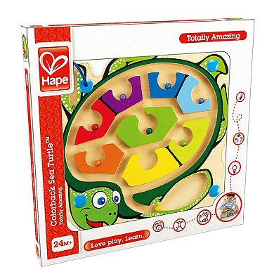 Hape Totally Amazing Color-Back Sea Turtle Bead Maze