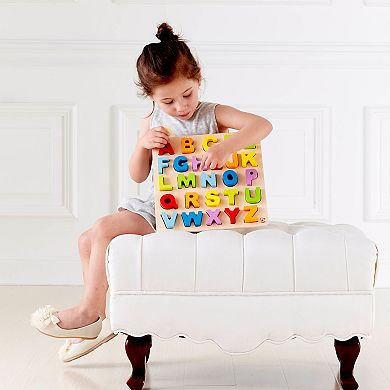 Hape Wooden Alphabet Educational Learning Puzzle
