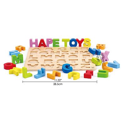 Hape Wooden Alphabet Educational Learning Puzzle