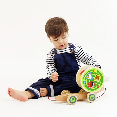 Hape Walk-A-Long Snail Shape Pull Along Toy