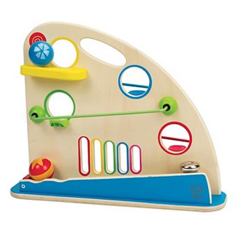 Hape Totally Amazing Roller Derby Marble Racing Toddler Toy