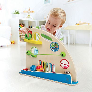 Hape Totally Amazing Roller Derby Marble Racing Toddler Toy