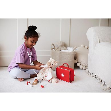 Hape 7-Piece Doctor on Call Wooden Accessories Playset