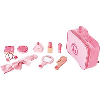 Hape 11 pc Beauty Belongings Wooden Cosmetics Playset