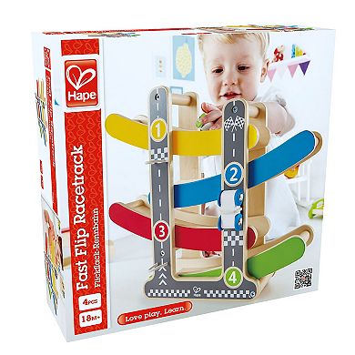 Hape Fast Flip Wooden Racetrack