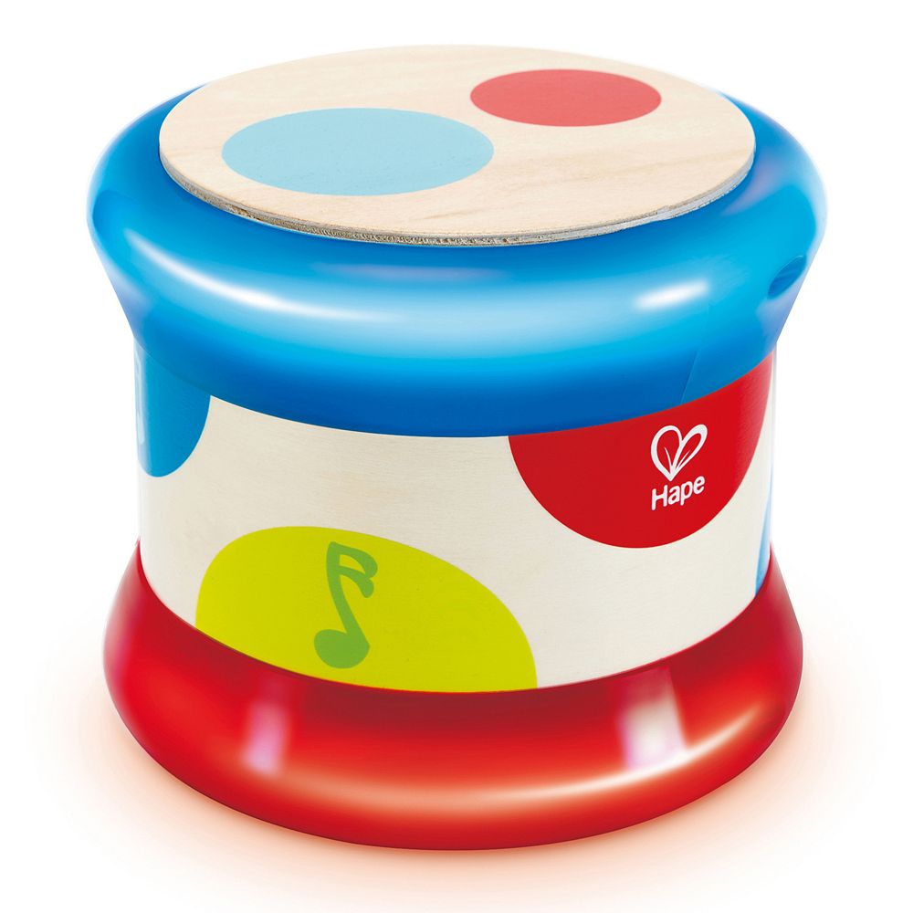 Hape Baby Drum Colorful Rolling Drum Musical Instrument Toy