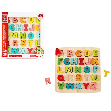 Hape Alphabet Block Puzzle 27-piece Set