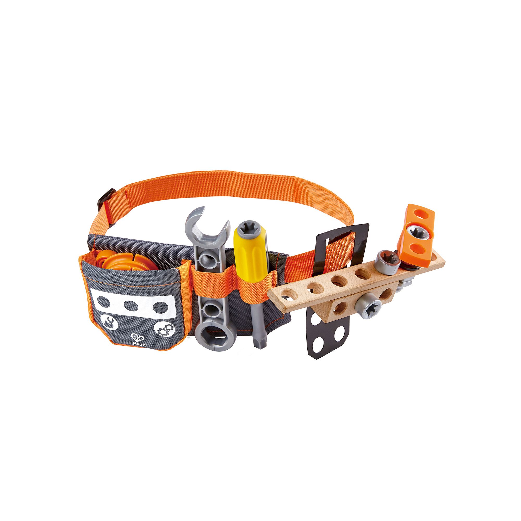 Hape Junior Inventor 19-Piece Scientific Tool Belt, Multi