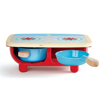 Hape Toddler Kitchen 6-Piece Wooden Cooking Set