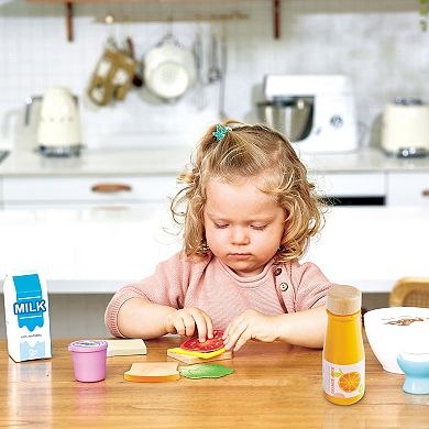 Hape Kitchen Delicious Breakfast 8-Piece Food Playset